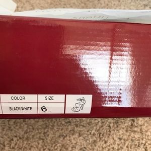 Black & white stilettos